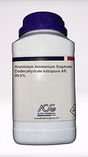 Aluminium Ammonium Sulphate Dodecahydrate extrapure AR. 99.5% 500Gms_ACG-EGYPT