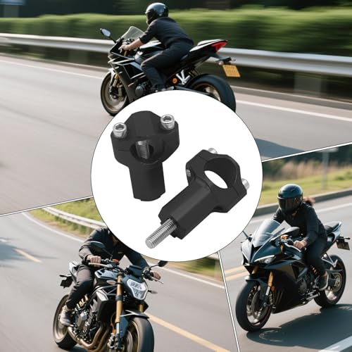 Elevadores de manillar con abrazadera gruesa de aluminio para motocicleta 4
