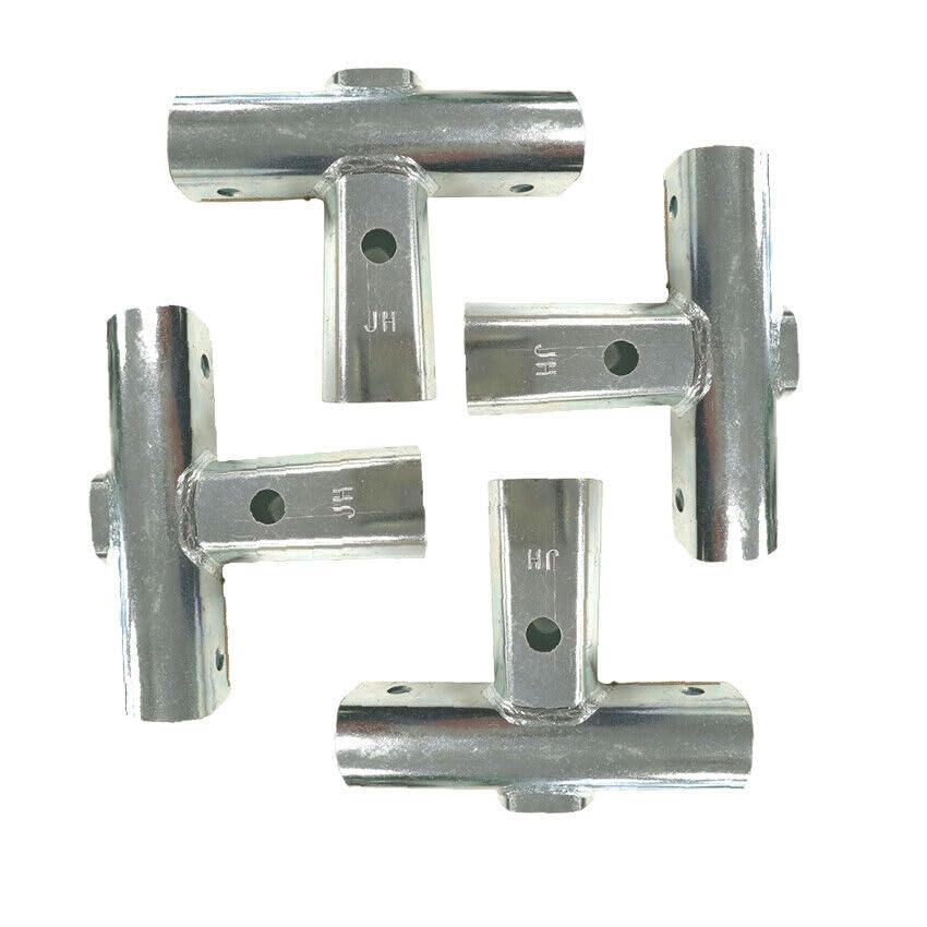 4 x 12ft - Trampoline Spare Parts T-Part frame with Leg Sockets