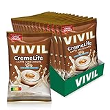 VIVIL Creme Life Latte Macchiato Sahnebonbons ohne Zucker | 15 Beutel x 110g