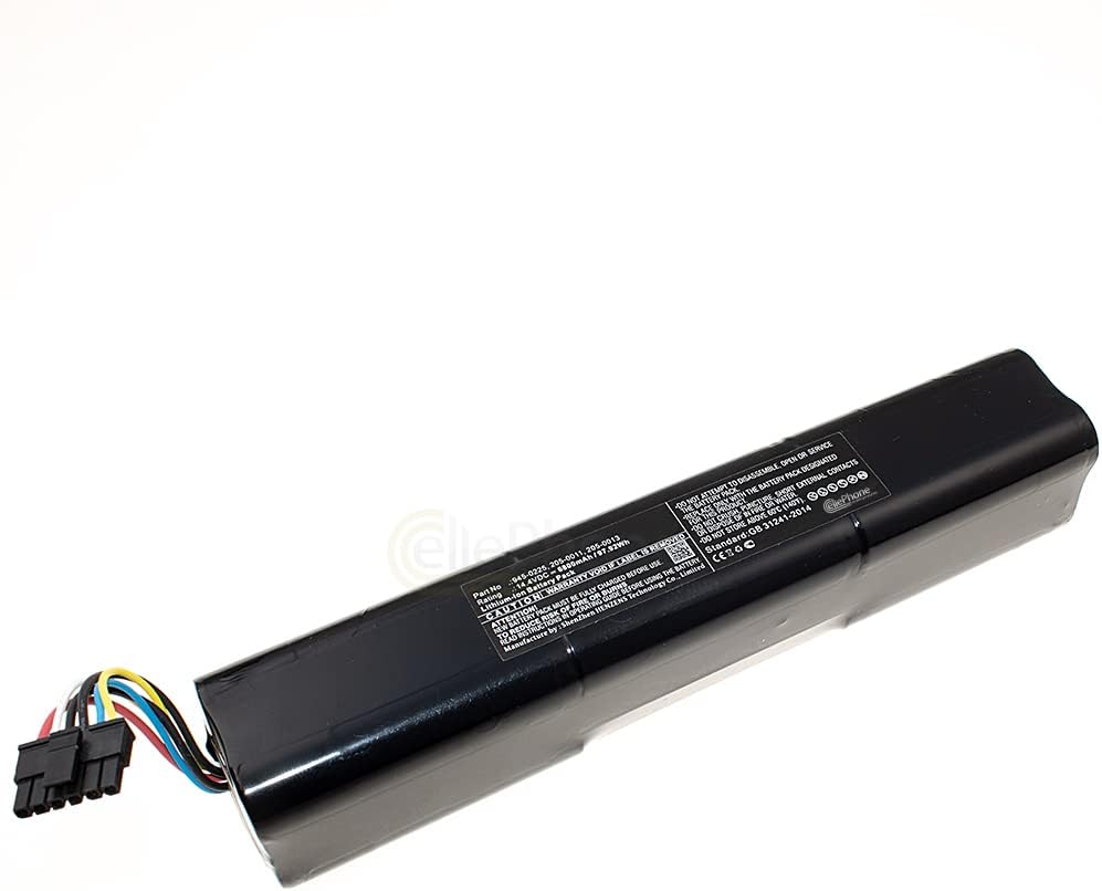 CellePhone Batteria Li-Ion 6800mAh / 14,4V Per Neato Botvac Connected D3, D4, D5+, D6, D7 – Sostituisce 945-0225, 4INR19/65-2 - 2