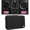 Hercules DJControl Inpulse 500 2-Channel DJ Controller with Carry Case Portable and Professional DJ Mixer for Beginners and Pros
