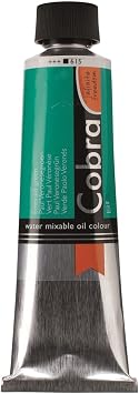 Cobra Water-Mixable Oil Color 40 ml Tube - Emerald Green