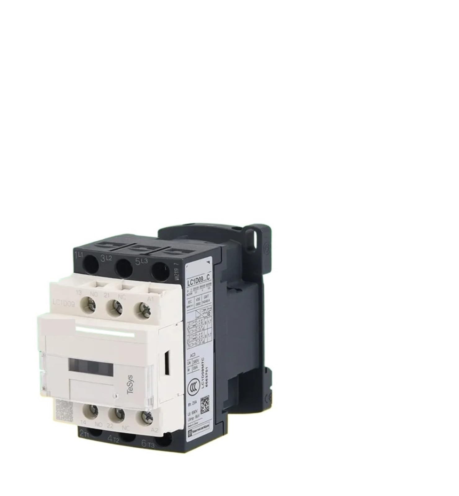 Contacteur tripolaire LC1D18C évite les pannes de moteur 3P