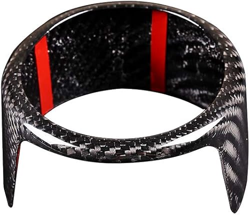 Miniatura 6 de YIWANG Marco de decoración de parrilla frontal de fibra de carbono 100% real para Alfa Romeo Stelvio 2017 2018 2019 accesorios de automóvil (no