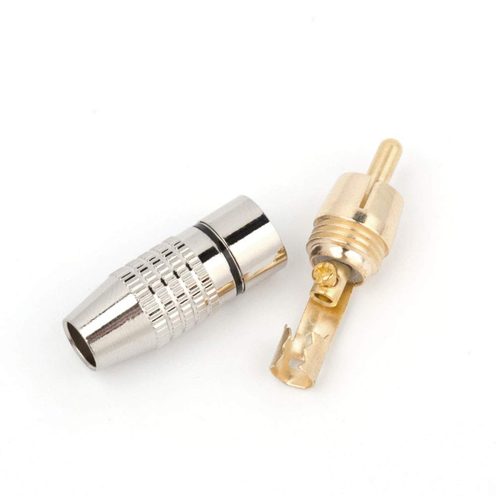 Amazon | RCAプラグコネクタ同軸ケーブルジャックオーディオデバイス