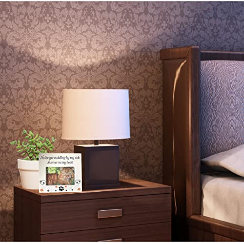 Cat Memorial Picture Frame No Longer Cuddling By My Side Furever In My Heart Loss Of A Pet Photo Frame Sympathy Gift In Memory Of A Pet #TOP3