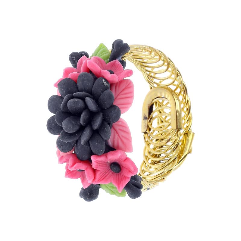 YOU & YOURS KADDA/BANGLE Handmade Artificial Flower Jewellery for Women/Girls - Image 2 thumbnail