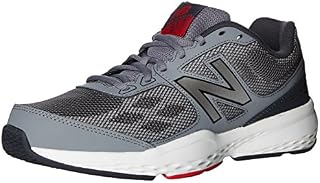 New Balance Men's 517 V1 Cross Trainer, Grey/Red, 11 XW US