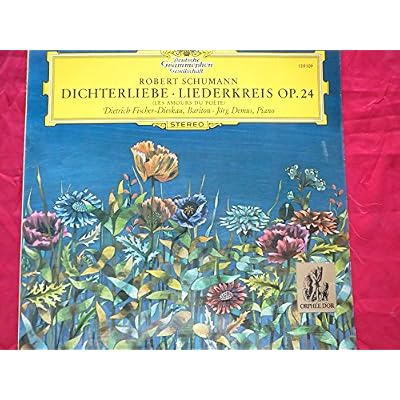 SCHUMANN, Robert: Liederkreis, op.24; Dichterliebe, op.48 -- DEUTSCHE GRAMMOPHON ()-Fischer-Dieskau D. (bar), Demus J. (pf)-DGG 139109 LP
