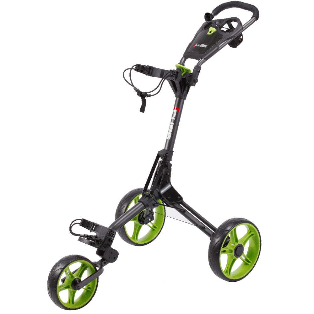 Cube 3.0 3 Wheeled Golf Trolley Charcoal/Lime