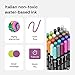 ARTISTRO 30 Acrylic Paint Pens, Art Set Acrylic Paint Markers, Fabric Markers for Textile, Canvas, Rock, Glass, Wood, Paper, DIY, for Kids and Adults, Extra Fine