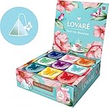 Black and Green Tea Blend Assorted 45 Pyramids of Tea by Lovare Made in Ukraine - Huckleberry Herbal