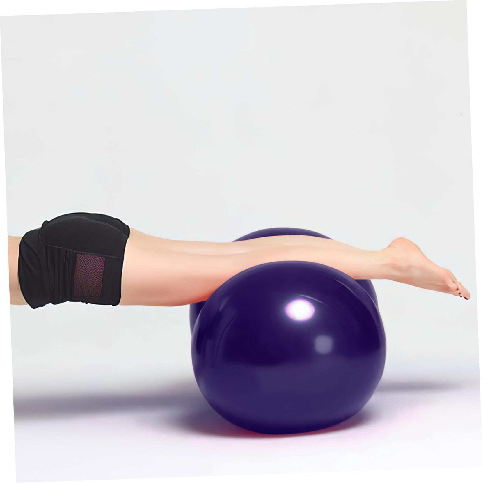 SOIMISS Bola de Yoga de PVC con Infladora Ejercicio y Masaje y Tonifica Músculos y Gimnasio