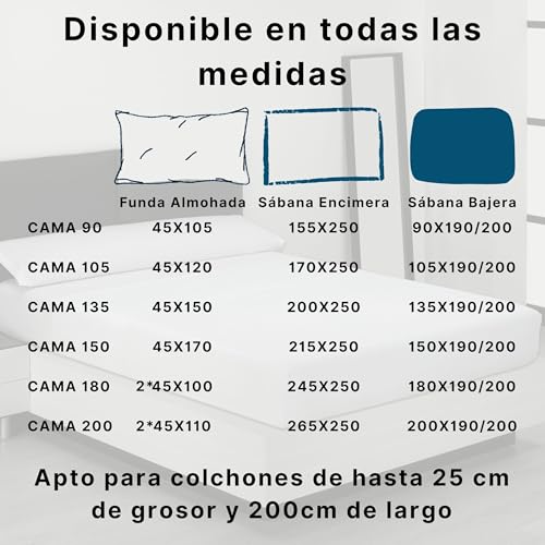 Miniatura 6 de Sábanas 105x190 - Juego De Sábanas 3 Piezas - 100 Microfibra Suave Y Transpirable - Sábana Bajera Ajustable, Encimera Y Funda Almohada - Ropa De Cama Lisa Y Elegante Gris