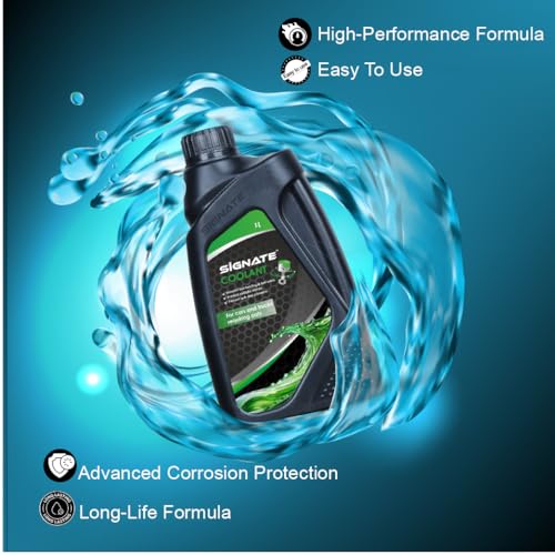 Image of Signate Coolant Water for Cars Premium Engine Coolant Liquid - 1L Compatible with Most Vehicles