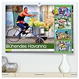 Blühendes Havanna - Blumenhändler in der kubanischen Hauptstadt (hochwertiger Premium Wandkalender 2026 DIN A2 quer), Kunstdruck in Hochglanz: Der Verkauf von Blumen in Habana Vieja (CALVENDO Orte)