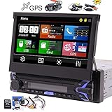 Coole Design Single-L?rm-Auto Video GPS-Spieler! Es kann im Innern des Funks wird Schiebe-, die abnehmbare Frontplatte f¨¹r Anti-Diebstahl.