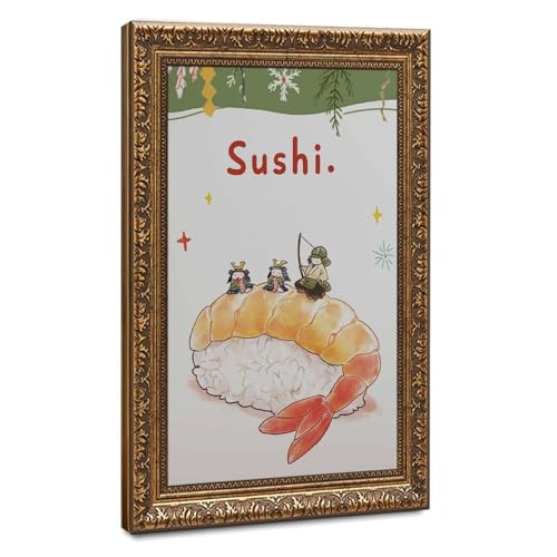 Idée cadeau amateur de sushis toile japonaise pour appartement