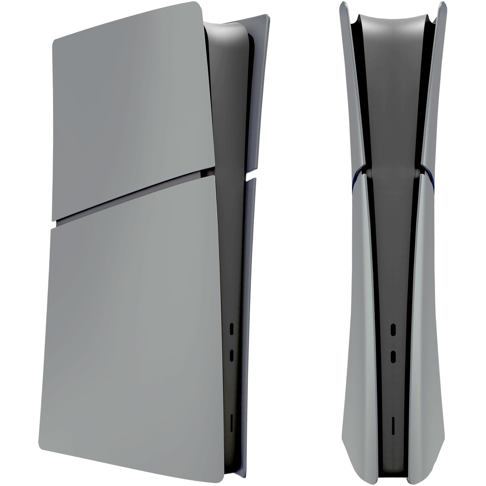 Shockproof Faceplates for PS5 Slim Digital Edition - Hard ABS Matte Replacement Cover Case Shell Skin Plates for PlayStation 5 Slim Digital Console Accessory, Dustproof & Anti-Scratch, Snap-On Panels thumbnail 2