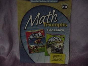 Paperback Math Triumphs Glossay, Grades 2-3, ISBN 0078882397, 9780078882395 Book