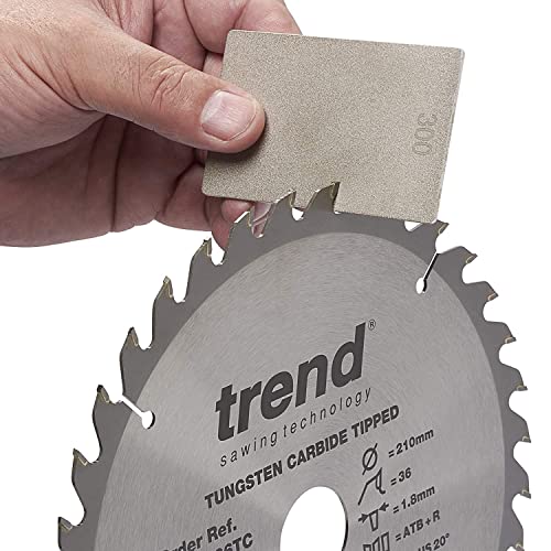 Trend Complete Diamond Sharpening Kit: Double-Sided Credit Card Stone & Mini Taper File w/Lapping Fluid, Cleaning Block, Instructional DVD & Guide, DWS/KIT/C by TREND - Image 4