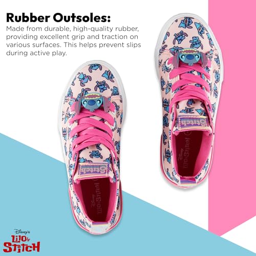 Disney Girls Lilo & Stitch Sneakers - Lilo and Stitch High Top Athletic Shoes - Lilo and Stitch High Top Lace Up Sneakers3