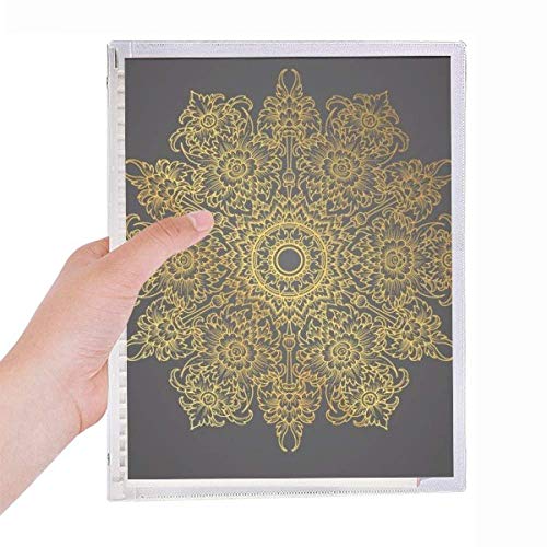 Carnet de notes spirale thaïlandais à feuilles mobiles et pages rechargeables