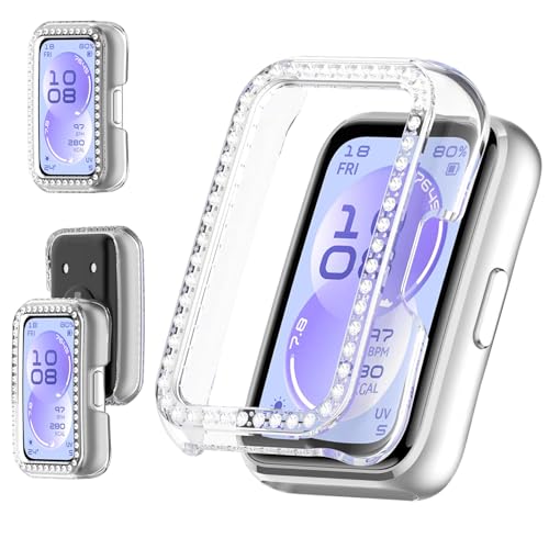 CIOODDW for Huawei Band 11/11 pro �J�o�[ �_�u���_�C�������h �L���L�� ����y�� PC�f�� �ϏՌ� �����ȒP Huawei Band 11 PRO �Ή� ���� ���h�~ �ȒP�Ɏ��t���E�� �S�ʕی� �t�@�[�E�F�C�o���h 1