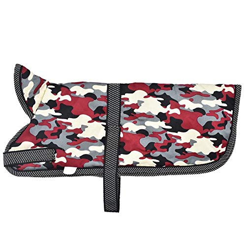 Pet Fab Soft Material Warm Adjustable Dog Coat for Small Medium and Large Breed Dogs (Red Camouflage, 16 to 20) (B07ZR8K9YM) Amazon Price History, Amazon Price Tracker