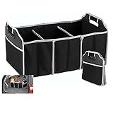 TZIPCO'S Portable Collapsible Folding Flat Trunk Auto Organizer for Car SUV Truck Van,21 X 12.5 X 12.5