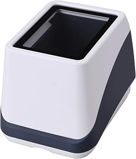 MD9 定置式2次元バーコードリーダーMD701S(USB接続) PAY払い QRコード決済 液晶画面読取り ドライバー不要で日本語QR送信対応 日本語マニュアル付き ホワイトネイビー【MD701後継機】