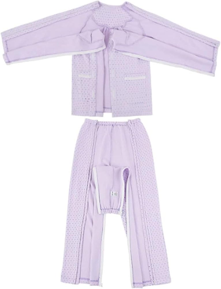 Patient Pants Patient Care Clothes, Post Surgery Care Pants, Adult Open Crotch Pants Clothing, Paralysis Clothing Patient, Full Open Patient Care Trousers, Hospital Home Care N(Size:M,Color:Men's)