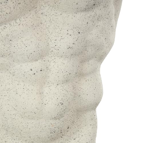 Estatua decorativa de polystone blanca 13 x 8 x 20 in miniatura 5