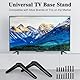 MINISOISO Universal TV Standfüße TV Ständer TV Standfuss für LED LCD 32-55 Zoll Fernseher, Universal Fernseher Standfuß TV Stand TV Standfüße mit Schraubenset ABS Material Schwarz