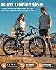 GENBAIKO Folding Electric Bike for Adults, 1500W Peak 35Mph Fat Tire Mountain Ebike for Men, 48V 17.5AH 840WH Battery, 80 Miles Foldable E Bike with Full Suspension Electric Bicycle #5