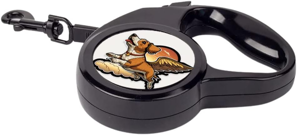 Dog Graphic Retractable Pet Leash - Unique Leash - Cloud Dog Leash - 197 inches