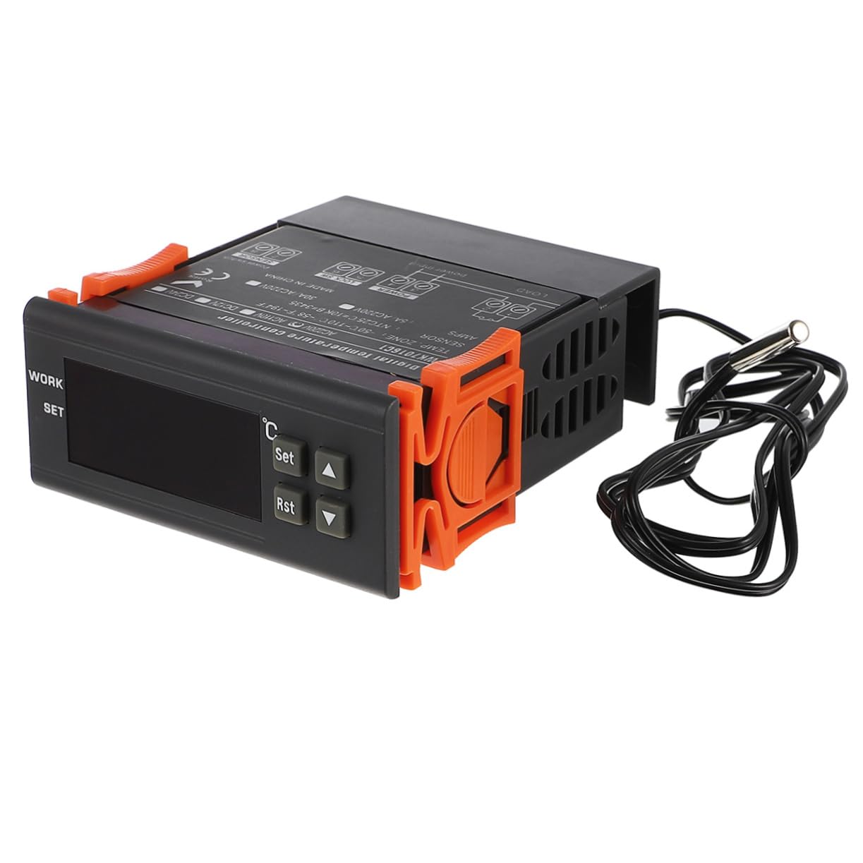 OUNONA 2pezzi Controllore Intelligente Per Incubatori e Frigoriferi Termostato Protezione Compressore Per Riscaldamento e Raffreddamento