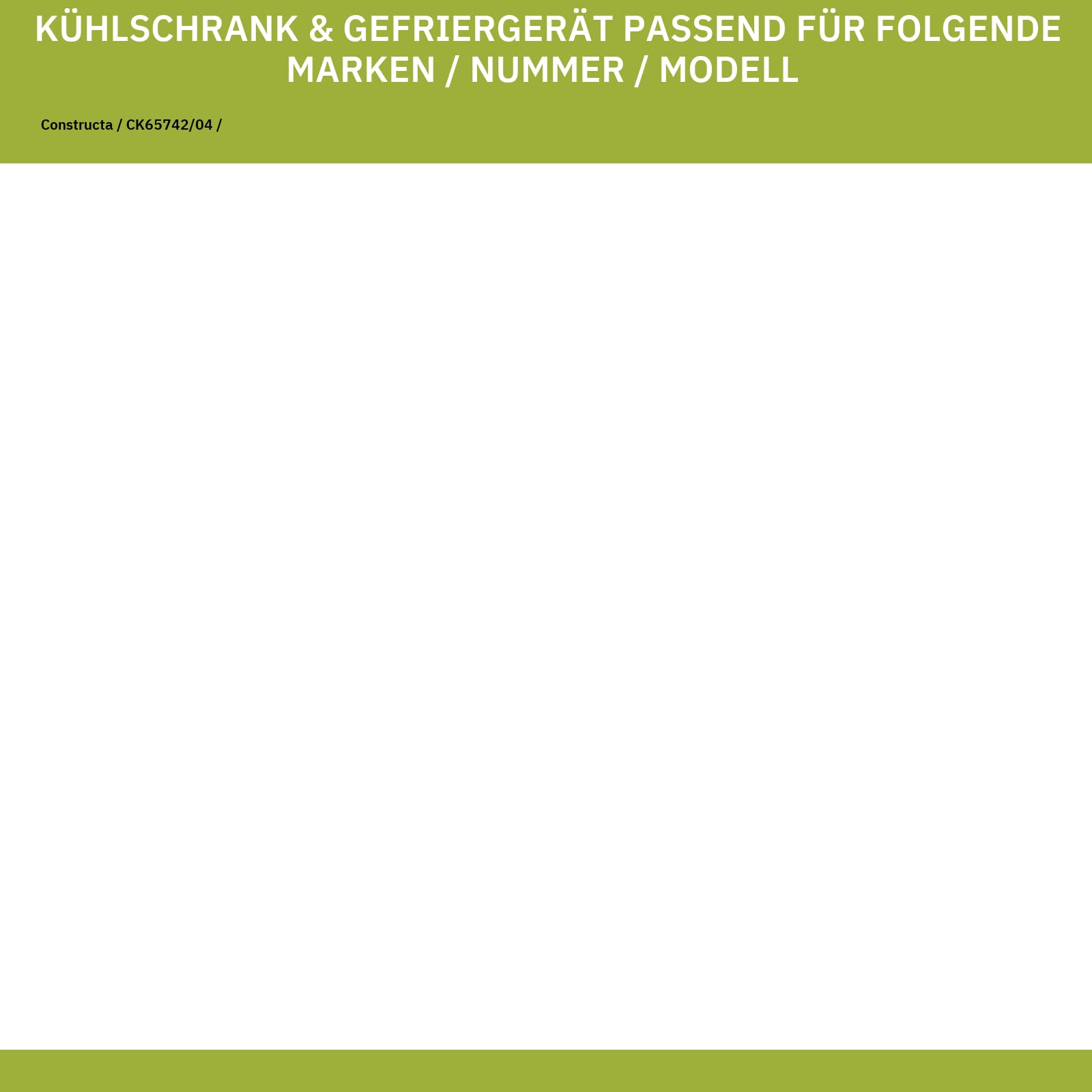 Schublade kompatibel mit CONSTRUCTA 00449166 Gefriergutbehälter 420x160x370mm für KühlGefrierKombination