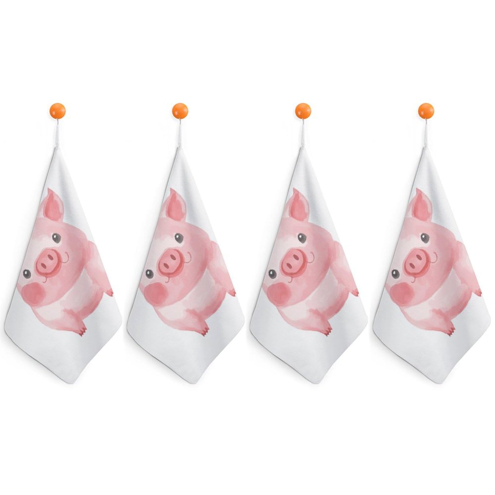 Serviette cochon rose lavable pour résoudre les problèmes d'humidité dans la cuisine