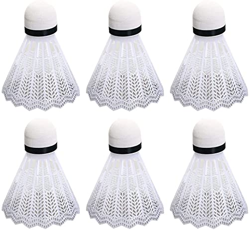 Sunley Badminton shuttlecocks, Badminton shuttlecocks Nylon, Badminton Shuttle Cock (Set of 6)