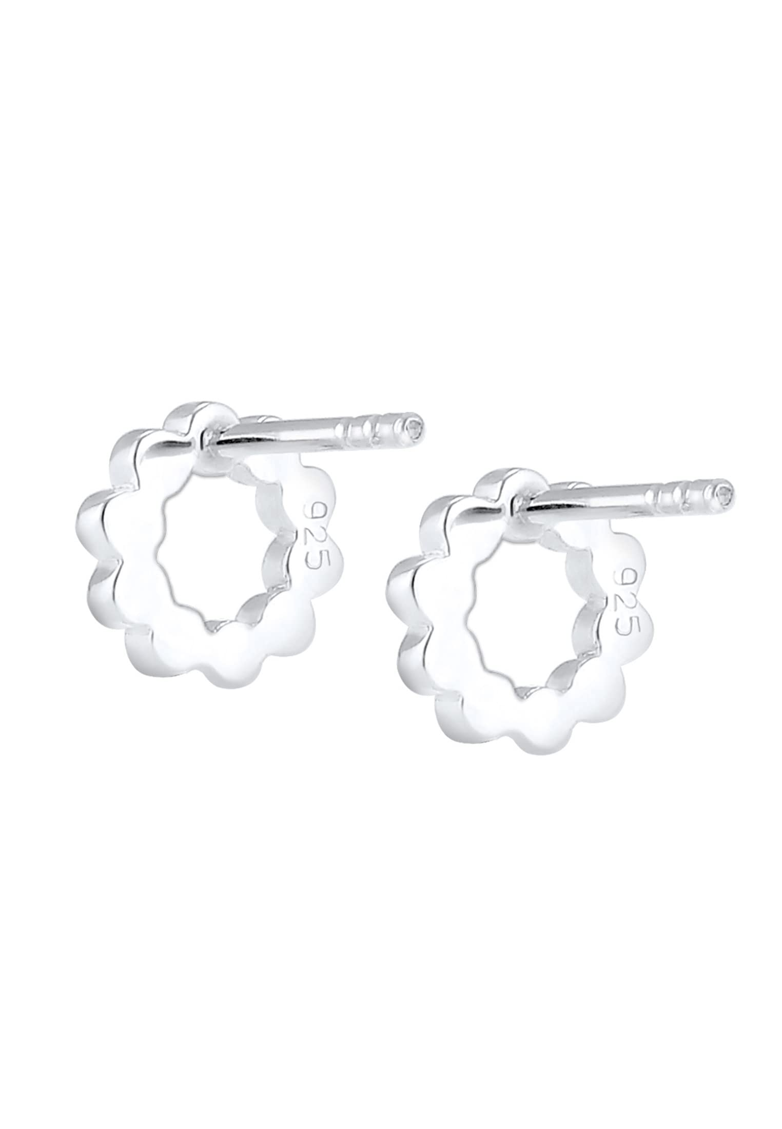 Elli Damen Ohrringe Kreis Circle Geo Minimal in 925 Silber