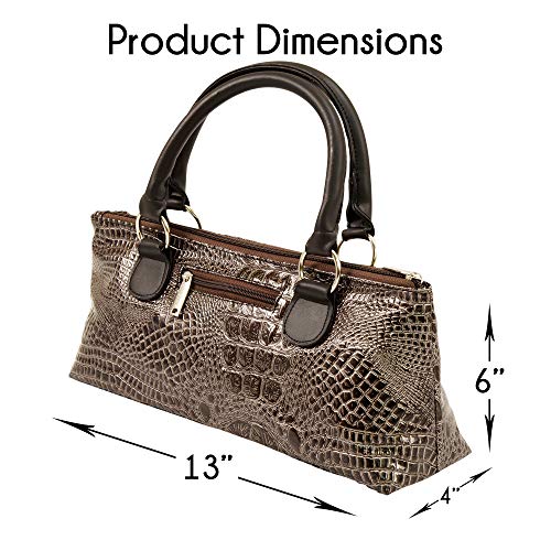 Primeware Wine Clutch Bag (Thermal Insulated) Trendy Women’s Carry Tote | Holds Red & White 750mL Bottles | Trendy Fashion | Incl. Portable Waiter-Style Corkscrew - Thumbnail 3