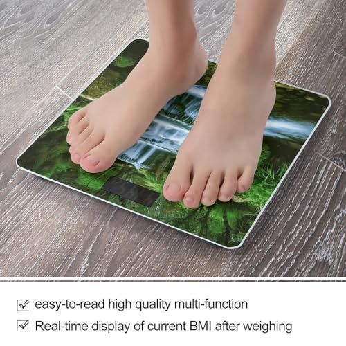 Báscula digital personal compacta y precisa para baño miniatura 5