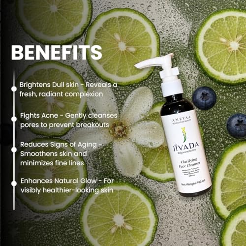 Image of Jivada Clarifying Face Cleanser | All Skin Types | Sulphate & Paraben Free | 100 ml