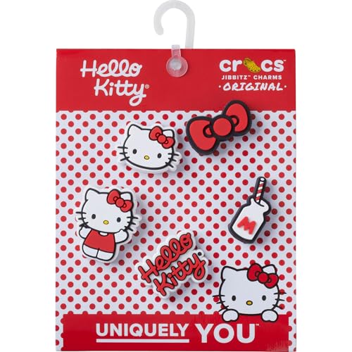 Charme de chaussure Crocs Jibbitz Hello Kitty lot de 5 le cadeau parfait pour les fans - 5