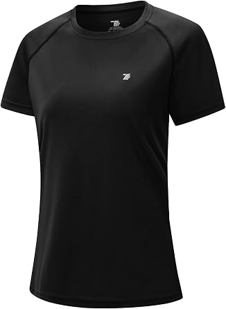 Gopune Women's Short Sleeve Shirts UPF 50+ Sun Protection T-Shrit Quick Dry Running Athletic Workout Rash Guard Tops