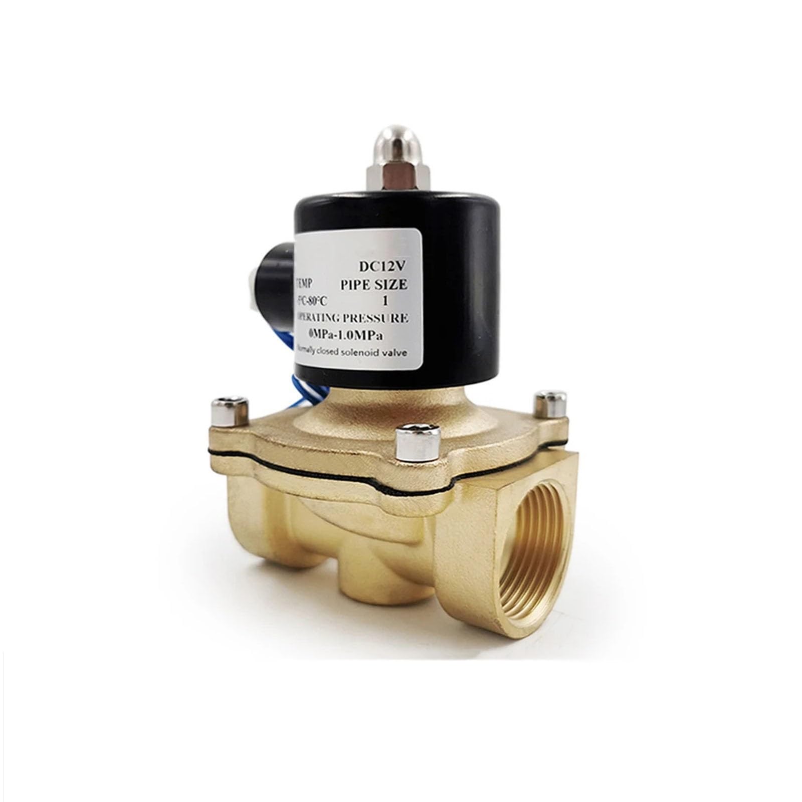 Électrovanne électrique 3/4 DN20 220V vanne eau air huile normalement fermée