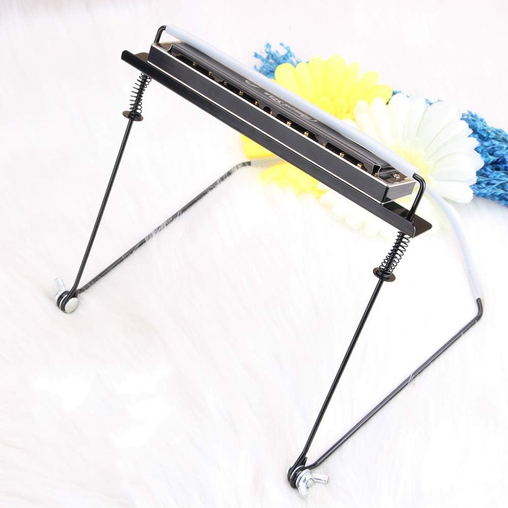 Harmonica Holder for 4 10 24 Hole Harmonica Hands Free Harmonica Neck Holder(Harmonica not included)