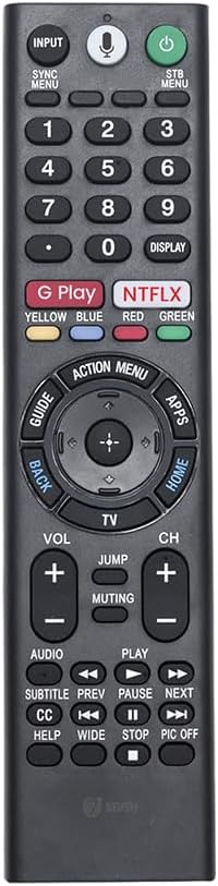 Compatible with Sony Bravia TV Remote RMF-TM300U RMF-TM310U Models Suitable for Smart 4K LED UHD OLED QLED Android Television with Bluetooth Voice Command - Pairing Must!